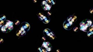 Disco Bubbles Holographic Animation For Use With HoloQuad Pyramid Hologram [upl. by Notgnihsaw]