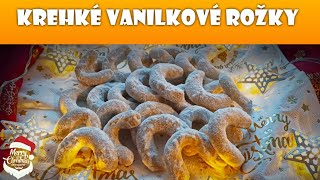 Vianočné Krehké vanilkové rožky  Var a peč s Martinkou [upl. by Kaiulani]