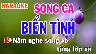 Biển Tình Karaoke Song Ca Nhạc Sống  Phối Mới Dễ Hát  Nhật Nguyễn [upl. by Littell]