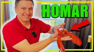 HIT Jak smakuje HOMAR  Jak zjeść HOMARA  Prosty przepis jak zrobić owoce morza lobster popsticle [upl. by Pammi982]