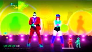 Just Dance 4  Wii  Gangnam Style  Op op op [upl. by Torrance]