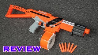 REVIEW Nerf Accustrike Accutrooper  Alpha Trooper RESKIN [upl. by Sitruk]