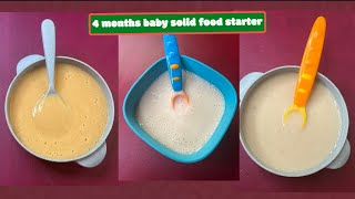 4 Month Baby Foods  Baby inclusive Dietary Solid Guidelines  Homemade Stage 1 Baby Food Recipes [upl. by Laurel]