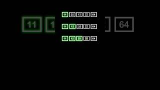 Selection Sort with Animation  dsa computerscience shortsfeed shorts engineering cse coding [upl. by Osicnarf]