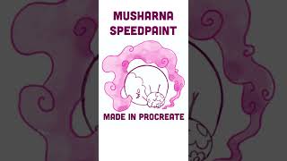 Musharna Speedpaint speedpaint pokemon [upl. by Meldon409]