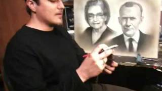 How to airbrush portraits with Jaime Rodriguez [upl. by Hulburt]