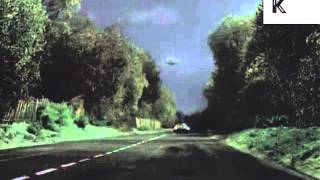 1960s Scifi UFO attacks car 35mm [upl. by Ohcamac814]