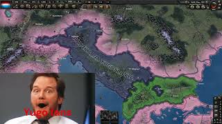 HOI 4 Timelapse  Yugoslavia vs Austria amp Bulgaria [upl. by Cade546]