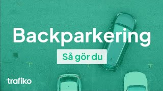 Parkering Hur du Backar in i Parkeringsruta Backparkering [upl. by Merrel]