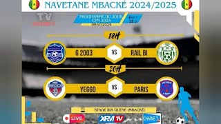 🔴Direct Navétane Mbacké G2003 vs Rail Bi  Yeggo vs Asc Paris [upl. by Kevin631]