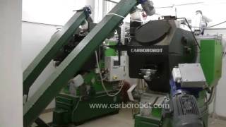 CARBOROBOT Biomass heating plant 280kWmp4 [upl. by Assilak]