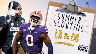 Summer Scouting Ranking the Top 5 Linebackers and Defensive Backs in the 2025 NFL Draft class [upl. by Geehan]