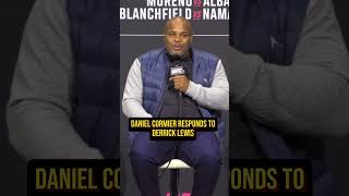 Daniel Cormier responds to derrick Lewis 💀 danielcormier derricklewis shorts [upl. by Aerdnaek]