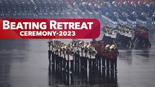 LIVE Beating Retreat Ceremony  2023 [upl. by Enyaht]