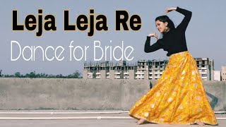 Leja Leja Re Dance • Wedding Choreography • Dhvani Bhanushali • Easy Dance steps [upl. by Ciccia44]