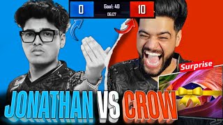 JONATHAN VS CROW 1V1 INTENSE FIGHT JONATHANGAMINGYT  SONY BRAVIA X82L TV [upl. by Cooperstein657]