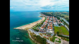 Nea Potidea Halkidiki  Greece  4K  DJI Mini 3 Pro [upl. by Esinart]