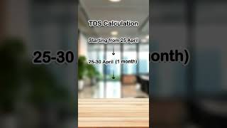 TDS return filing accountingshorts tds [upl. by Shanleigh]