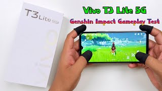 Vivo T3 Lite 5G Genshin Impact Gameplay Test [upl. by Molohs]