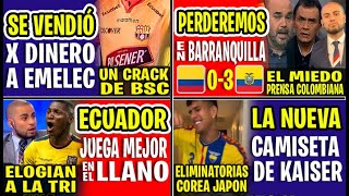 quotLOS ECUATORIANOS NOS GANARÁN EN BARRANQUILLAquot PRENSA COLOMBIANA LE TIENE MIEDO A LA TRICOLOR [upl. by Retxed255]