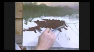 Painting eroded banks with Jerry Yarnell [upl. by Ydeh]