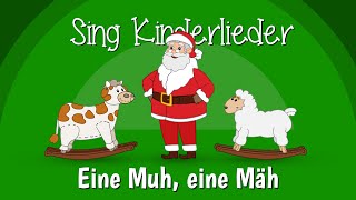 Der Weihnachtsmann kommt Eine Muh eine Mäh  Weihnachtslieder zum Mitsingen  Sing Kinderlieder [upl. by Zoltai]