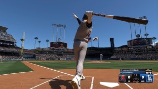 MLB The Show 24 ドジャースvsダイヤモンドバックス 観戦 スタメン適当 [upl. by Barnard]