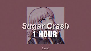 1 HOUR ElyOtto  SugarCrash  slowed  reverbed [upl. by Aihsak146]