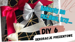 Jak zrobić kokardki na trzy różne sposoby🎀🎀🎀 [upl. by Micki]