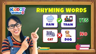 Does it Rhyme Learn Rhyming Words for Kindergarten  Teaching the Rhyming Words [upl. by Umberto]