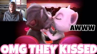 PLAYING KISSING ANGELA AND TOM GAME [upl. by Kciregor]