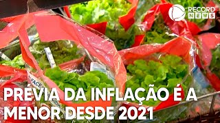 Prévia da inflação é a menor desde fevereiro de 2021 [upl. by Dleifrag]