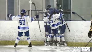 Under 22 Hockey  Etobicoke Dolphins vs Waterloo Ravens [upl. by Parcel]