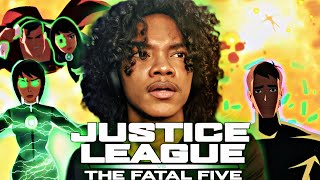 HES A SUPERHERO  JUSTICE LEAGUE VS THE FATAL FIVE REACTION [upl. by Evaleen]