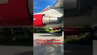 Visiting the Corendon 747 aviation corendon 747 shorts [upl. by Simaj]