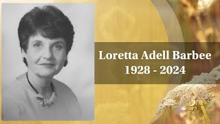 Graveside Service for Loretta Adell Barbee [upl. by Goetz700]