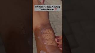 Remove dead skin at home  full body polish at home shorts youtube skincare [upl. by Pietra]