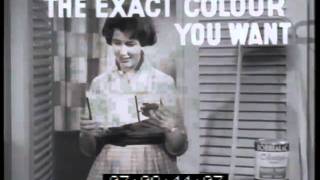 Robbialac colorizer paint 1960 TV commercial [upl. by Trinia563]