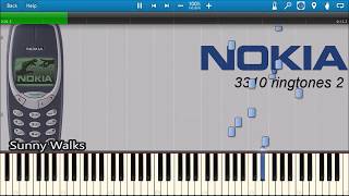 NOKIA 3310 RINGTONES IN SYNTHESIA 2 [upl. by Ariella]