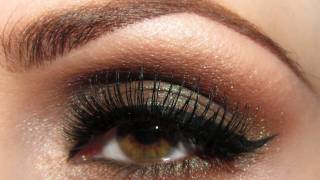 Makijaż Duochrome smokey eye  smoky jednym cieniem [upl. by Adnoryt]