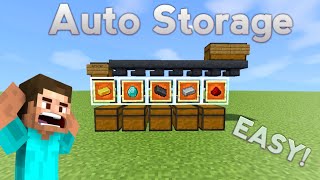 Minecraft Full Automatic Sorting System  120 [upl. by Nawk]