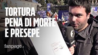 quotTortura pena di morte e presepequot quello che i leghisti vogliono davvero [upl. by Ailimat]