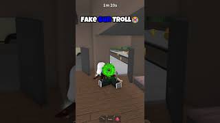 FAKE GUN TROLLING IN MM2 🔫🤣 mm2 roblox robloxshorts shorts [upl. by Dash]