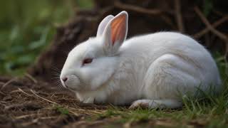 Ambience Bunnys Hypnotic Eyes Inviting Sleep ambient beautiful rabbit bunny hypnosis nature [upl. by Mari]