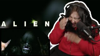 Alien 1979  First Time Watching  Movie Reaction w Maple [upl. by Ajin]