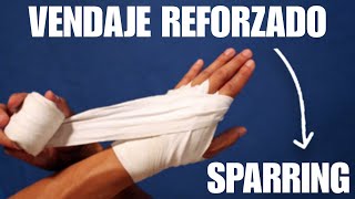 Aprende 1 de los vendajes reforzados quotmas segurosquot para tus sparring [upl. by Arther783]