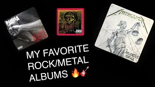 My Favorite RockMetal Albums [upl. by Seavir]