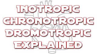 Inotropic Chronotropic And Dromotropic Explained  Something In About 5 Minutes  Medic Materials [upl. by Viddah]