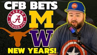 College Football Bets Monday January 1st Bowl Predictions  The Sauce Network  Kyle Kirms Picks [upl. by Pietro]