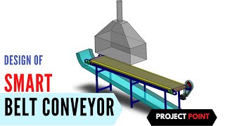 design of smart belt conveyor  How to Make a Conveyor Belt System [upl. by Rossi]